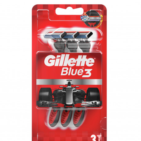GILLETTE BLUE3 MAQUINILLA PACK 3 UNIDADES