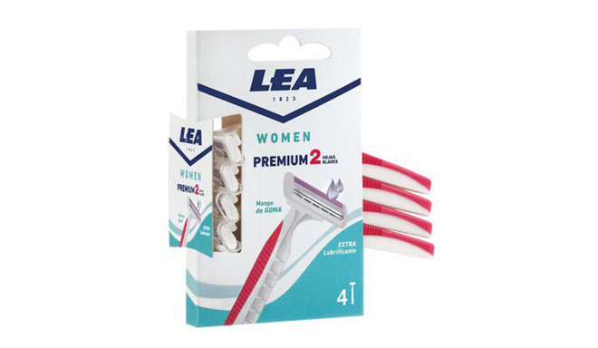 LEA MUJER PREMIUM CUCHILLAS DESECHABLES 2 HOJAS 4UN