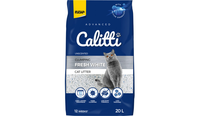 Calitti cat litter Fresh White 20L