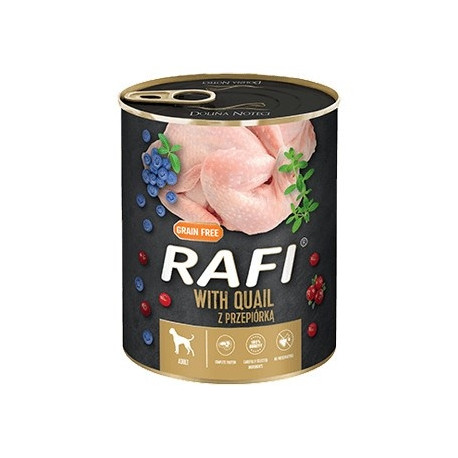 DOLINA NOTECI Rafi with quail - wet dog food - 800g