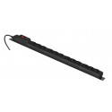 Activejet COMBO 12 socket power strip 3m black