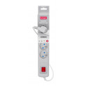 Activejet grey power strip with cord ACJ COMBO 5G/1,5M/BEZP. AUT/S