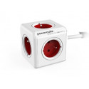 Allocacoc PowerCube power extension 1.5 m 5 AC outlet(s) Indoor Red, White
