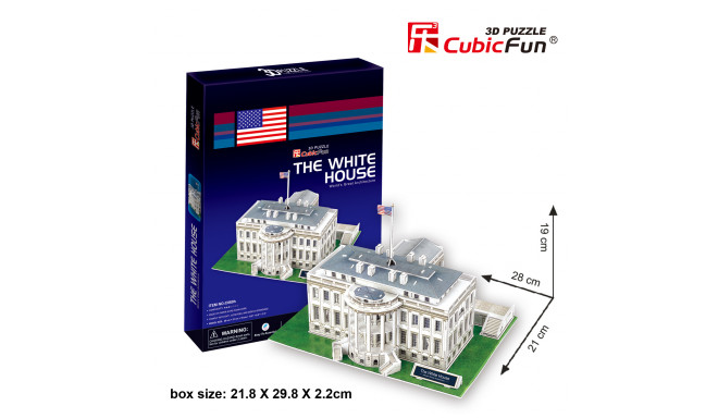 CUBICFUN 3D пазл Белый дом, США