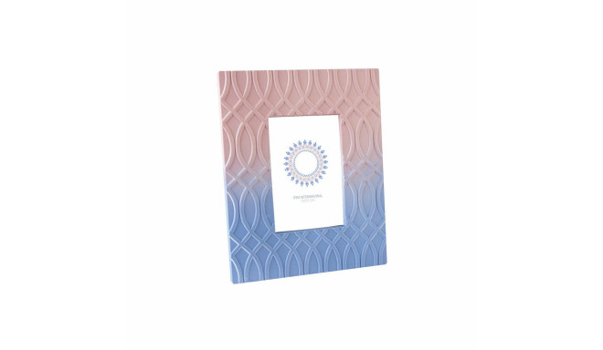 Fotoraam DKD Home Decor S3021256 Mandala Sinine Roosa Puit Skandinaavia (14 x 4 x 19 cm)