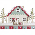 Advent Calendar DKD Home Decor Wood House (32 x 8 x 33 cm) (2 Units)