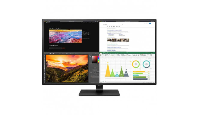 109,2cm/43'' (3840x2160) LG 43BN70U-B 16:9 8ms 4xHDMI DisplayPort USB-C VESA Speaker 4K UHD Black
