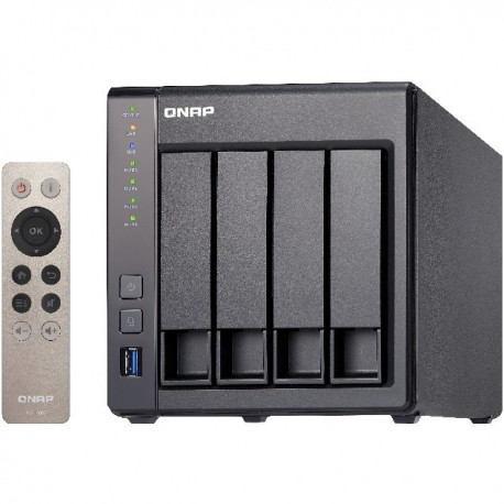 4-Bay QNAP TS-451+-2G Intel Celeron 2.0GHz Quad Core (up to 2.42GHz) Adapter