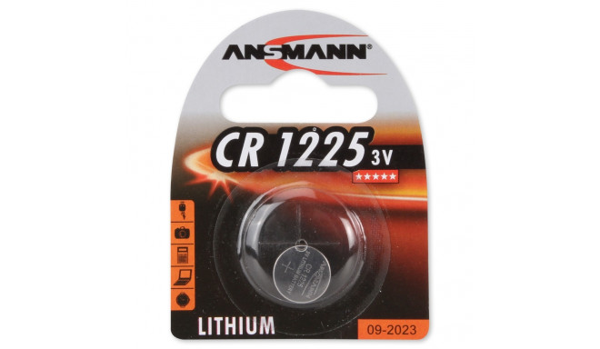 Liitiumpatarei CR1225 3V ANSMANN
