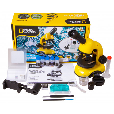 Microscope-Set for Student National Geographic Biolux 40x-800x
