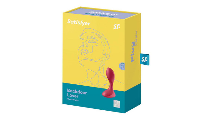 SATISFYER BACKDOOR VIBRADOR ANAL ROJO 1UN