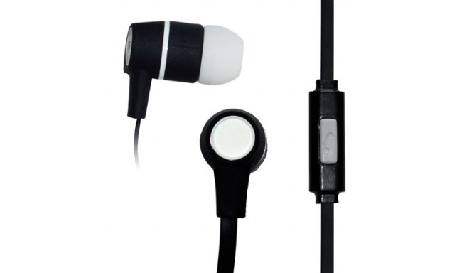 Vakoss SK-214K headphones/headset Wired In-ear Calls/Music Black, White