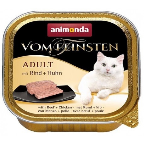 ANIMONDA VOM FEINSTEN ADULT märg kassitoit veis kana 100 g