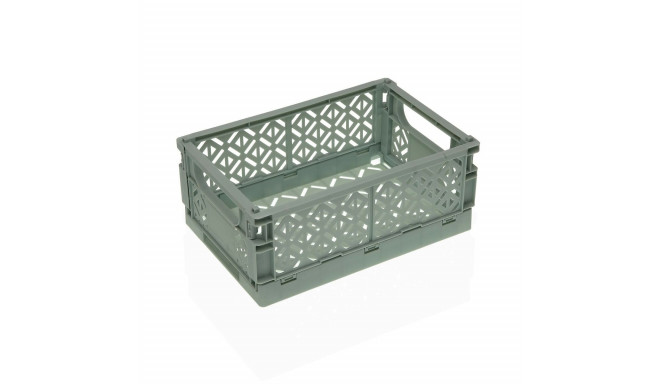 Folding box Versa Green polypropylene 25 x 10 x 16,5 cm
