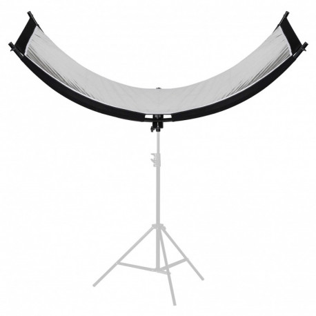 Quadralite curved reflector with frame L size
