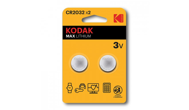 Kodak CR2032 Single-use battery Lithium