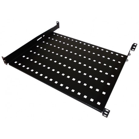 Alantec SA-P-19-1U-650-4-C-02 fikseeritud riiul 19" 1U sügavus 650mm must