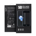5D Full Glue Tempered Glass - for Xiaomi Redmi Note 9 black