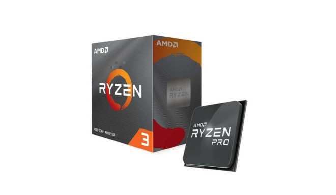 AMD CPU Desktop Ryzen 3 Pro 4300G 3800MHz 4-core 4MB SAM4 65W GPU Radeon Box 100-10000