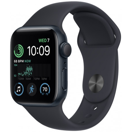 Apple Watch SE 2 GPS 40mm Sport Band, midnight