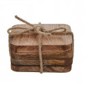 Klaasialused Mica Decorations Duko 4 Tükid, osad (10 x 10 x 5 cm)