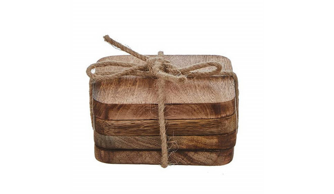 Coasters Mica Decorations Duko 4 Pieces (10 x 10 x 5 cm)