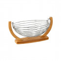 Fruit Bowl 5five Swing Stainless chrome metal (36,5 x 21 x 18,5 cm)