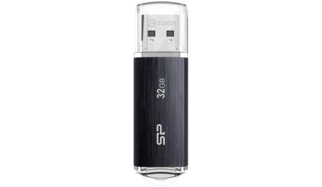 Silicon Power флешка 32GB Blaze B02 USB 3.2, черный