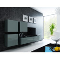 Cama Square cabinet VIGO 50/50/30 grey/grey gloss