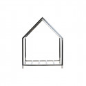Log Stand DKD Home Decor Stainless steel (40 x 30 x 50 cm) Log Stand DKD Home Decor Stainless steel (40 x 30 x 50 cm)