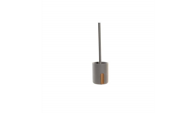 Щетка для унитаза DKD Home Decor 9,5 X 9,5 X 36,5 CM Натуральный Серый Цемент