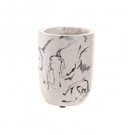 Klaas DKD Home Decor Valge Must Tsement 7 X 7 X 9,5 CM