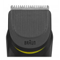 Braun Beard Trimmer BT3221 Men Beard Trimmer & Hair Clipper, 20 Length Settings, Black/Volt Green