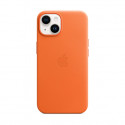 iPhone 14 Leather Case with MagSafe - Orange