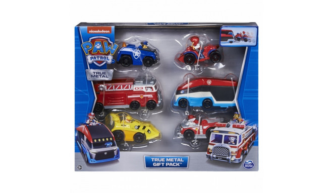 Set of metal Paw Patrol vehicles