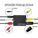 AK319 AUDIO KONWERTER SPDIF + KABEL OPT