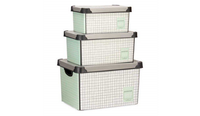 Virnastatavate Organiseerimiskarpide Komplekt Kipit Home Plastmass 29 x 23,5 x 39 cm