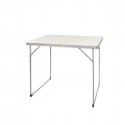 Folding Table Beach White 80 x 60 x 70 cm