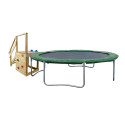 Trampoline D366cm with green pad