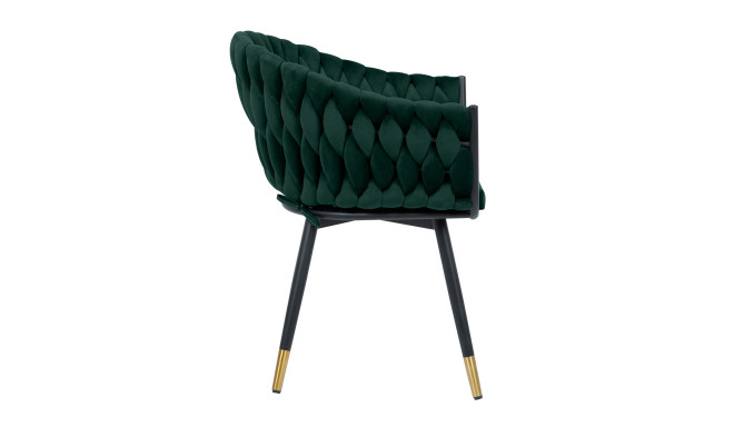 Chair FLORA dark green