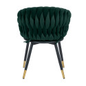 Chair FLORA dark green