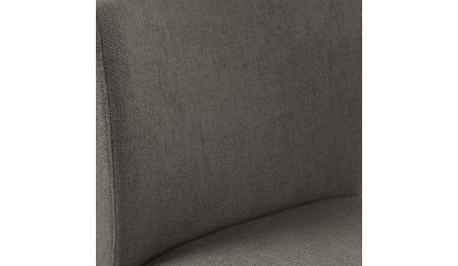 Стул TURIN 57x51xH80см, обитое сиденье и спинка покрыты золотисто-коричневой бархатной тканью, светл