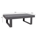 Coffee table FLUFFY 133x73,5xH42cm, grey