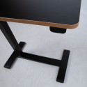 Desk ERGO with 1 motor 70x40cm, black