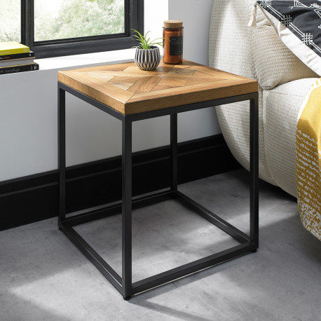 Side table INDUS 45x45xH50cm, oak