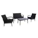 Garden furniture set VIENNA table, sofa, 2 chairs