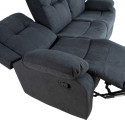 Atpūtas krēsls DIXON ar manuālu mehānismu 99x95xH102cm, tumši pelēks