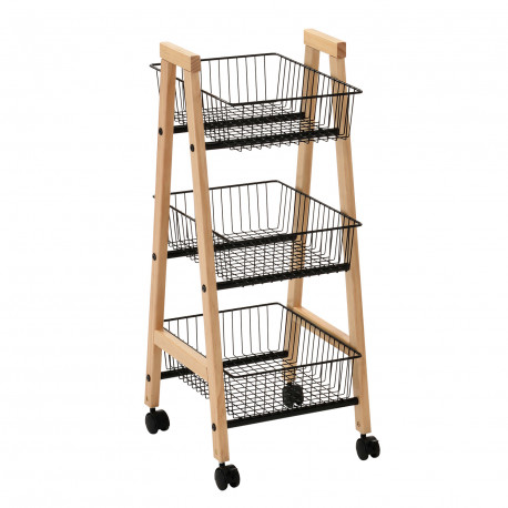 Shelf BREN 32x37xH81cm, black