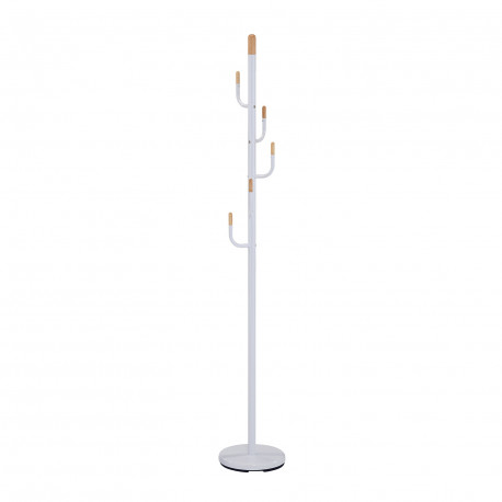 Coat rack GLADE D28xH174cm, white