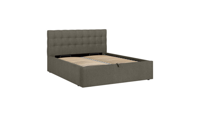 Bed LEENA 160x200cm, dark beige